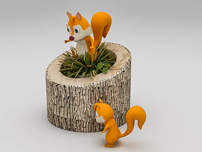 Modern Squirrel 3d model