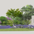 Modern Tree Plant Configuration 3d model