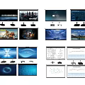 Projection Monitoring Systems With Multiple Screens For Surveillance Display Content