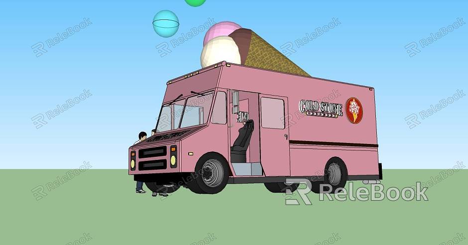 Modern Vans Ice-cream Truck model