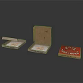 Open Cardboard Boxes With Red Wee Macs Box Made in Ireland