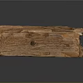 Natural Rustic Wooden Decorative Block With Organic Texture For Home