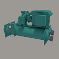 Green Heavy Duty Industrial Mechanical Equipment With Motor Drive And Cylindrical Unit