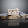 Rock Block Rock Block Rock Specimen Boulder Big Stone Block Rock Stratum Rock Stratum Rock Stratum Rock 3d model