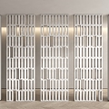 Stone Screen Partition Art Brick Screen Partition Entrance Partition Screen Entrance Partition 3d model