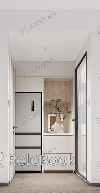 Home Space Entrance aisle model