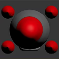Space Rocket With Silver Body Red Tip Fins And Circular Window Design