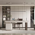 Modern study 3d model