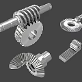 Hardware Tools Including Gears Worm Gears Racks and Precision Mechanical Parts 3d model