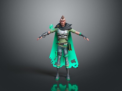 Ranger Ronin Swordsman Martial Arts Hunter Ancient Hunter Hero Assassin Killer Tramp 3d model