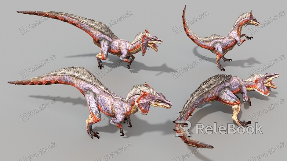 carnivorous dragon crawling dragon beast ancient monster game character virtual creature model