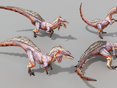 carnivorous dragon crawling dragon beast ancient monster game character virtual creature model