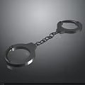 Heavy Duty Metal Handcuffs Reliable Hardware Tools for Security and Law Enforcement