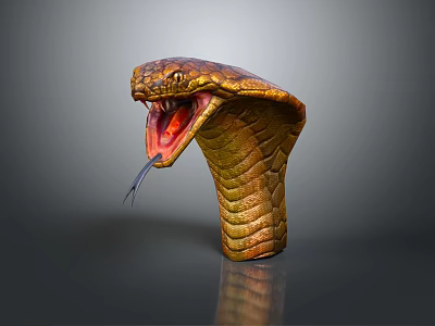 modern snake cobra venomous snake python 3d model modern snake cobra venomous snake python 3d model