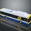 Hyundai Bus Large Bus CMB Medium Van 3d model