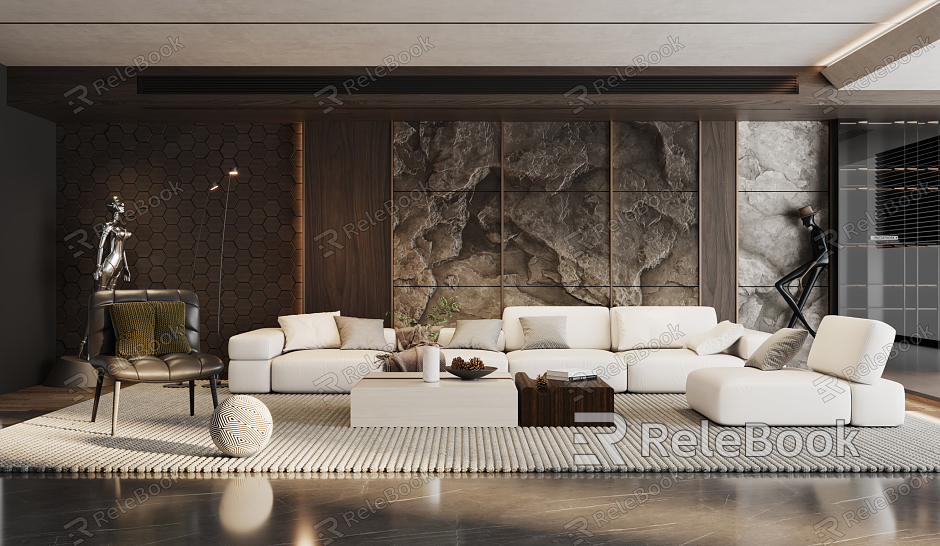 Modern Living Room Milotti model