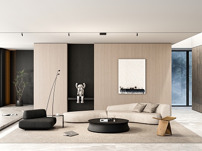 modern living room model