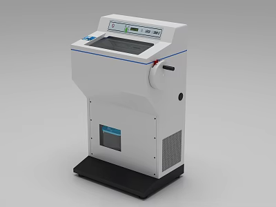 Modern Industrial Equipment With Display Screen Control Panel And Stable Base Design 3d model