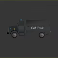 Armored Blue Cash Truck With Emergency Lights And Secure Transport Design