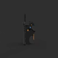 High Quality Tactical Black Weapon With Scope And Military Style Accessories