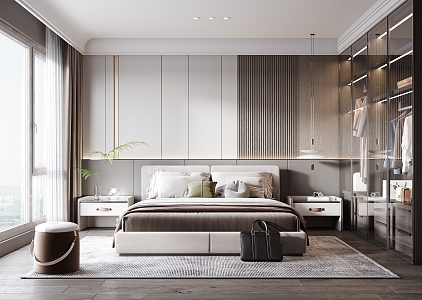 Modern Bedroom 3d model