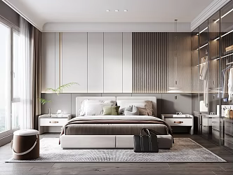 Modern Bedroom 3d model