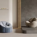 Leisure sofa lazy sofa 3d model