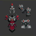 Armor Battle Armor Ancient Armor Ancient Armor Ancient Armor Ancient Armor Ancient War Helmet 3d model
