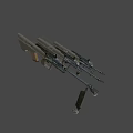 Aug weapon submachine gun 3d model