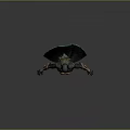 Female Batman Game Movie Character In Black Bodysuit With Green Accents Yellow Boots And Cape