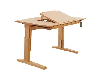 Modern Desk Lifting Desk Solid Wood Desk 3d model