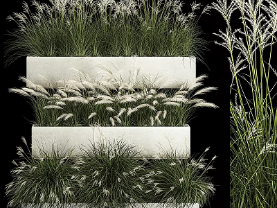 potted flower pot 3d model