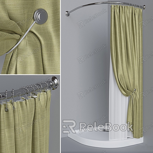 Modern Shower Curtain Bathroom Shelter Curtain Bathroom Curtain model