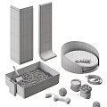 Pet Accessories for Cats and Dogs Including Scratching Posts Litter Box Food Bowls and Toys