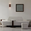 Card Seat Sofa Combination 3d model