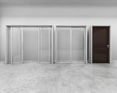 Door combination 3d model