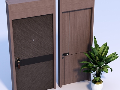 Interior door combination model