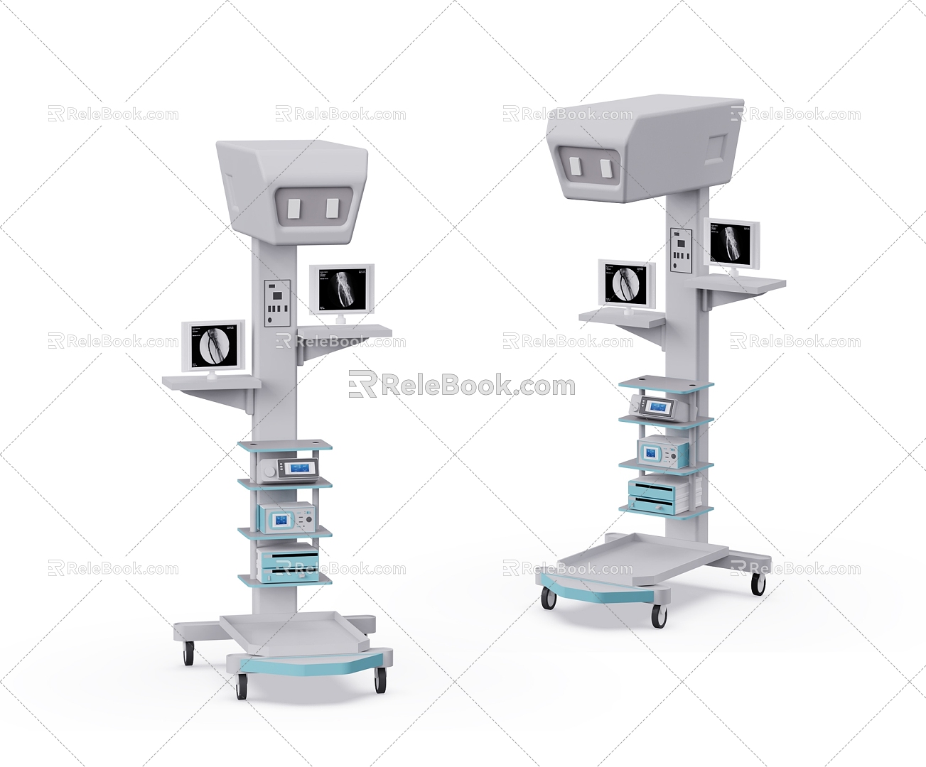 Modern Medical Devices 3d model