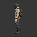 Functional Daily Living Supplies With Work Hat Shirt Vest Tool Bag And Boots
