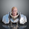 Western Samurai Western Warrior Western Hero Western Warrior Knight Hero Ancient Warrior Paladin 3d model