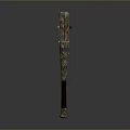 Sci-fi Hammer Sci-fi Stick Mace Sci-fi Weapon Ancient Weapon Hammer Cold Weapon Medieval Item 3d model
