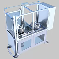 Industrial Equipment With 1700mm Transparent Glass Enclosure And Mechanical Components