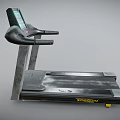 Modern Sports Equipment Treadmill with Digital Display and Black Frame Running Belt