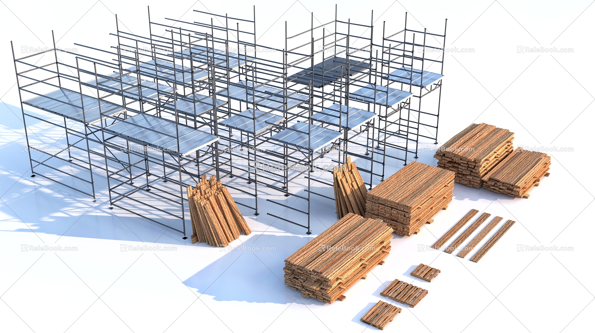 Construction site 3d model