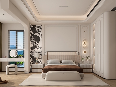 French Style Italian Home Bedroom French Style Minimalist Bedroom model