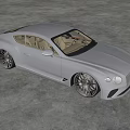 Luxury Black Bentley Two Door Coupe in Modern Indoor Space with Sleek Design