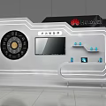 Huawei Exhibition Display Technology Display Suning Hall Interaction 3d model