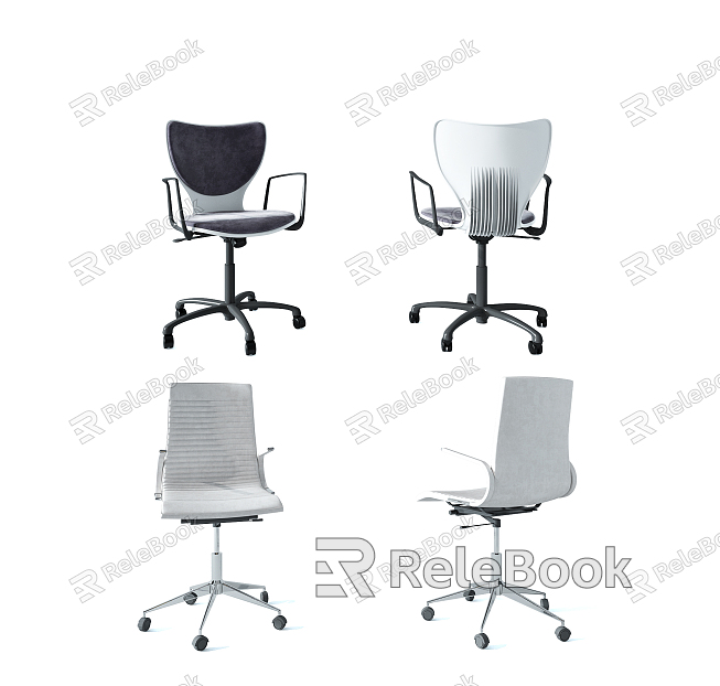 Modern office chair model