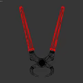 Professional Pliers Hand Tool With Red Ergonomic Handles And Steel Construction