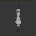Advanced Orbital Space Station Design Featuring Modular Structure And Solar Arrays